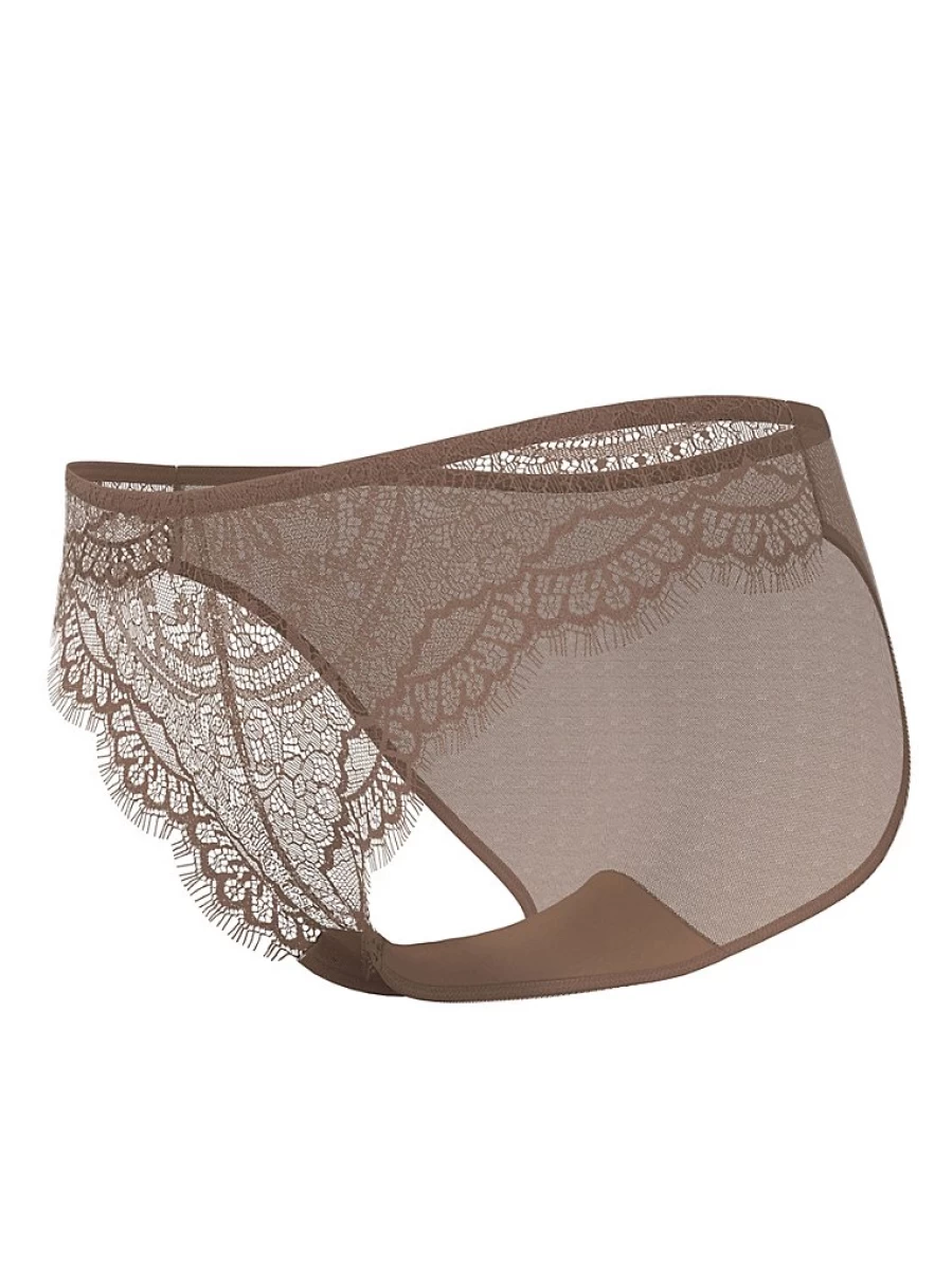 "George at Asda Deep Medium Nude Lace Trim Mini Knickers | Women's Lingerie Review"