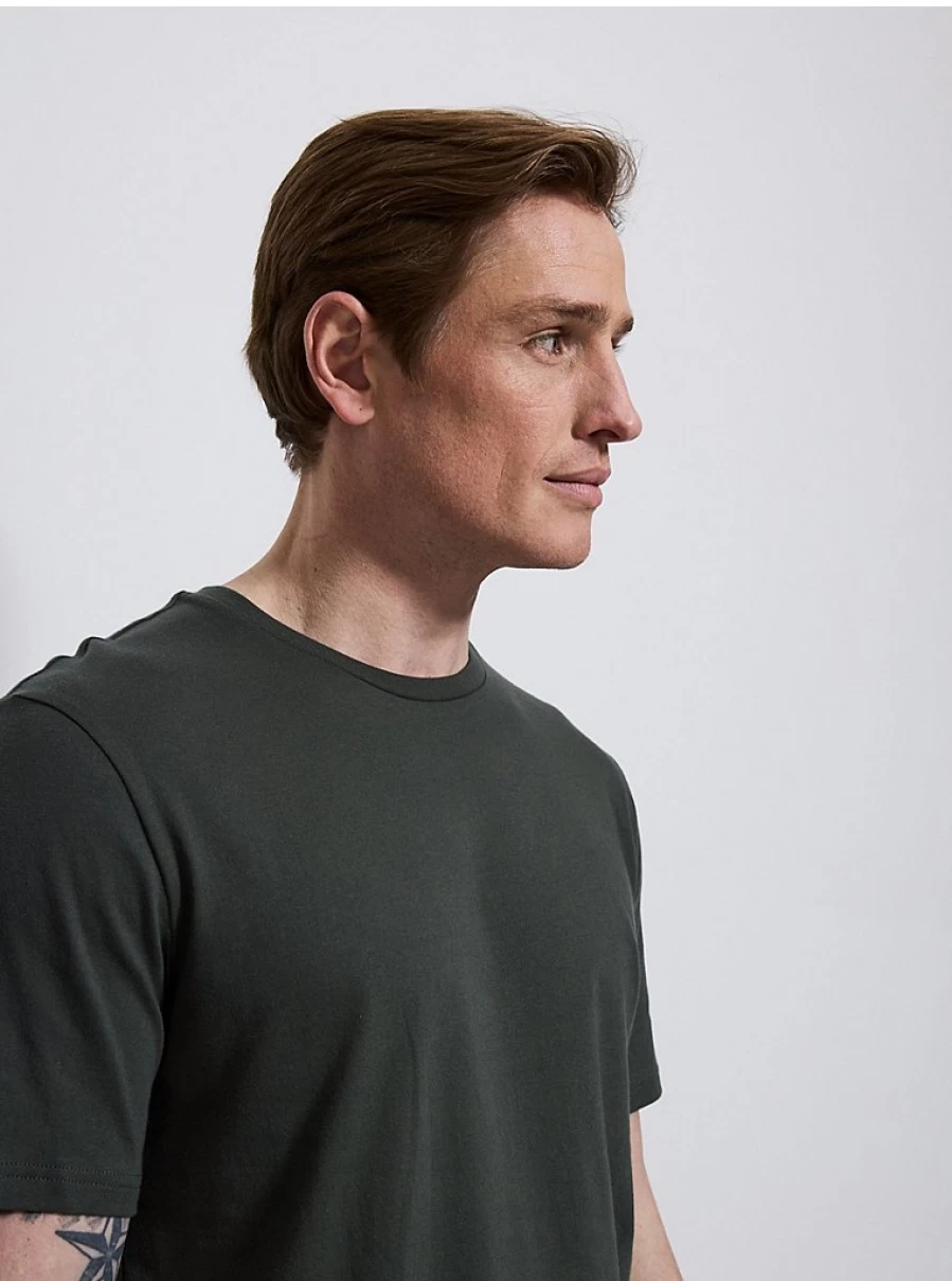 "George at Asda Men's Bottle Green Crew Neck T-Shirt Review & Sizing Guide"
