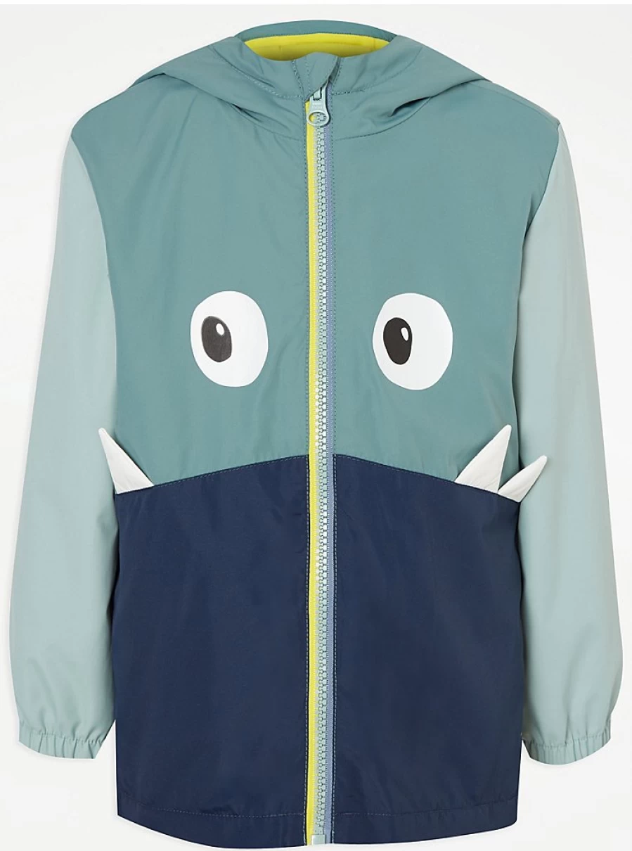 "George at Asda Boys Monster Colour Block Lightweight Jacket Review | Kids Outerwear"