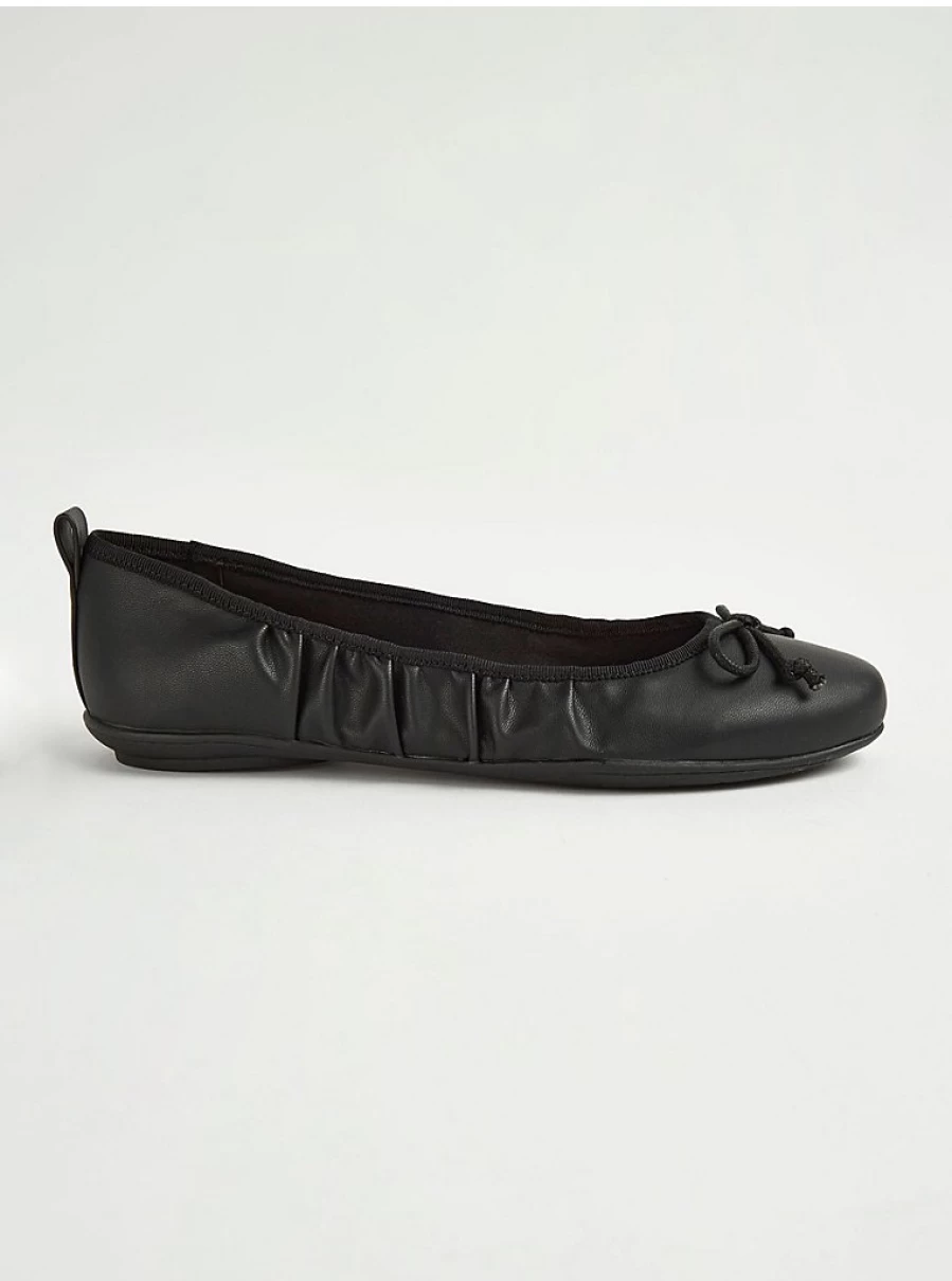 "George at Asda Women's Wide Fit Black Ballet Flats – Comfortable & Stylish Ballet Shoes Review"