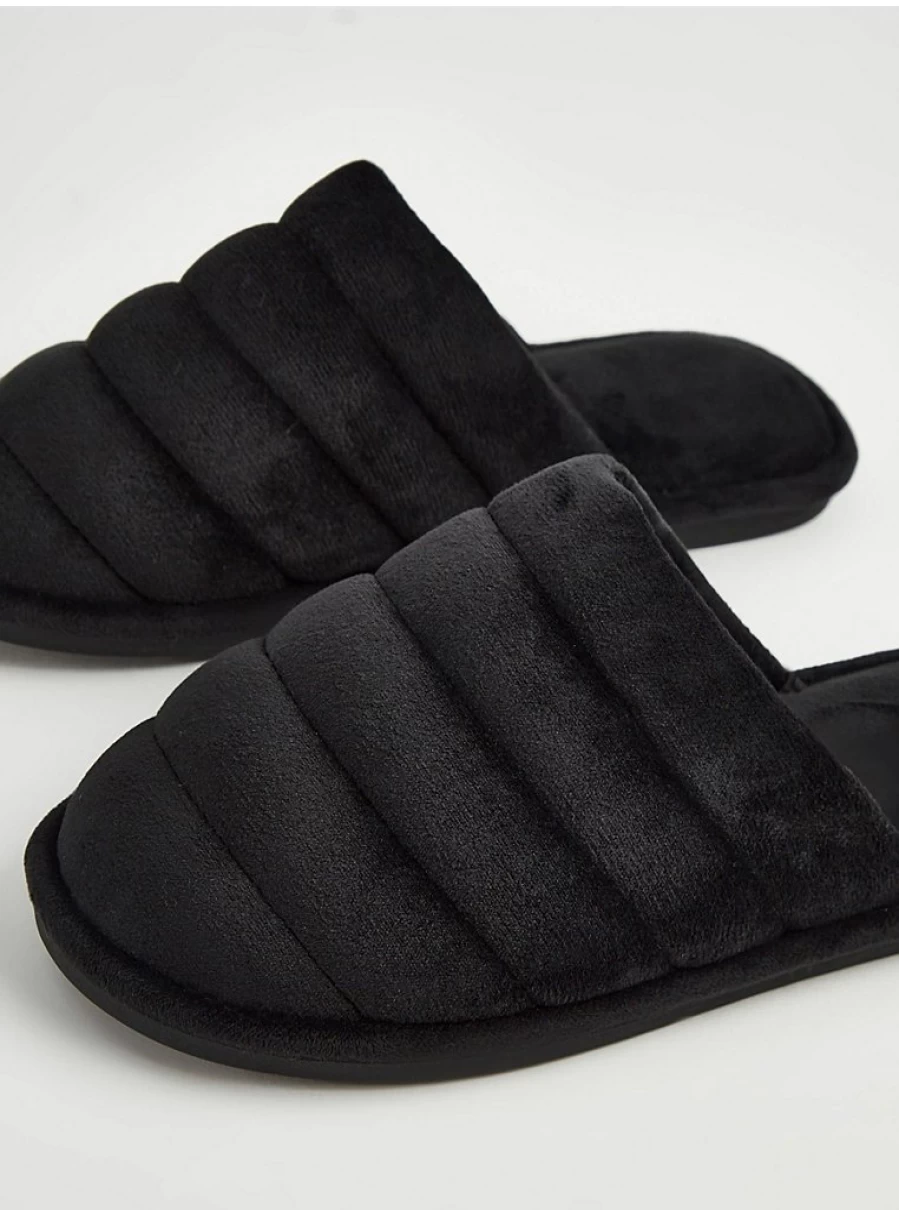 "George at Asda Men's Black Bubble Mule Slippers – Comfort & Style Review"