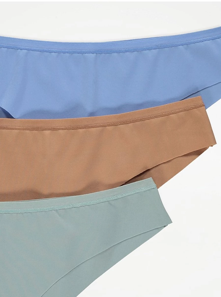 "George at Asda No VPL Brazilian Knickers 3-Pack | Seamless Underwear | Women's Lingerie"
