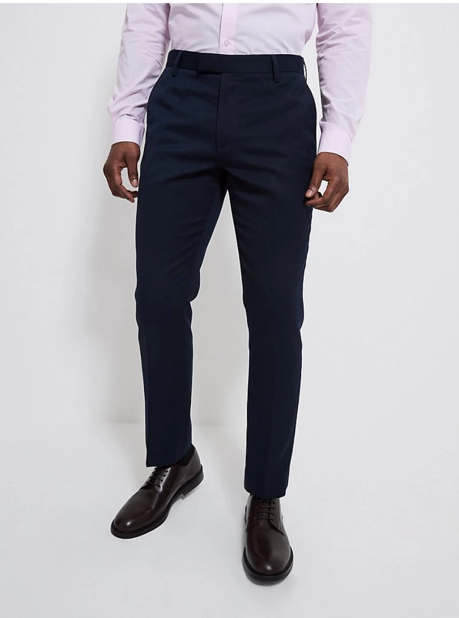 "George at Asda Men's Navy Slim Fit Formal Trousers – Review & Style Guide"