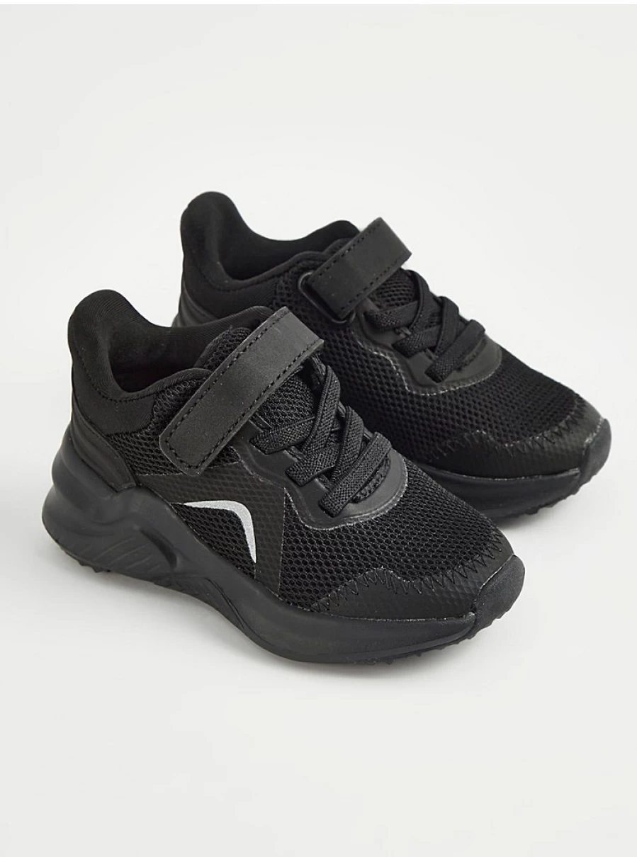"George at Asda Kids Black Mesh Sports Trainers - Lightweight Breathable Running Shoes Reviews"