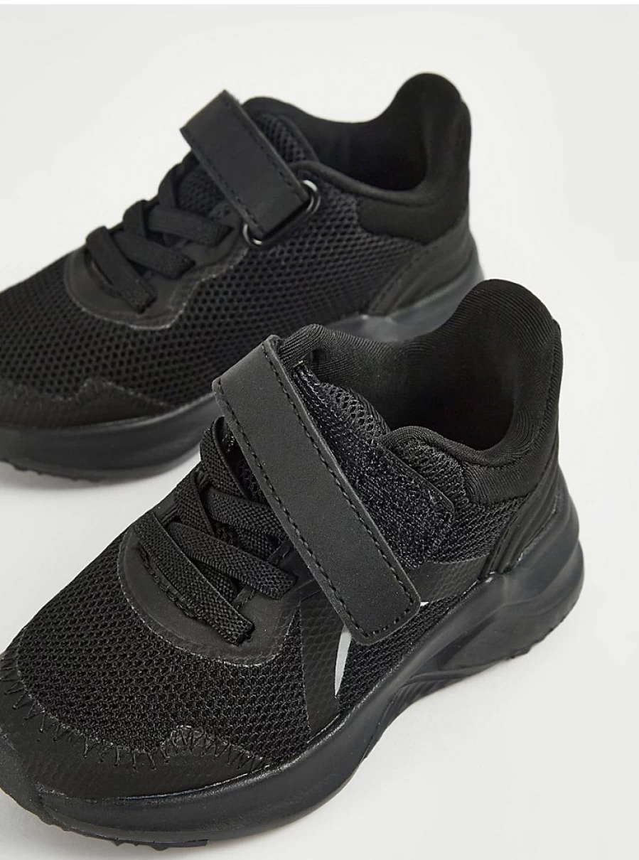 "George at Asda Kids Black Mesh Sports Trainers - Lightweight Breathable Running Shoes Reviews"