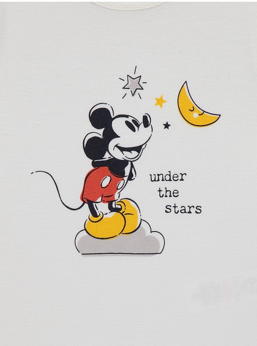 George at Asda Baby Boys' Disney Mickey Mouse Under The Stars 2-Pack Pyjama Set - Soft Cotton Sleepwear
