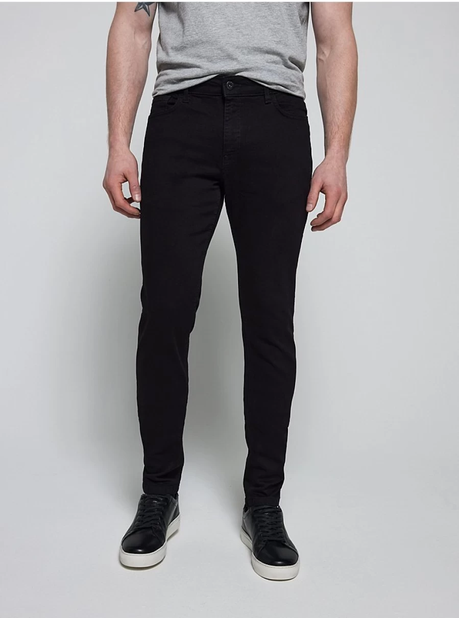 George at Asda Boys' Black Skinny Fit Stretch Jeans for Comfort & Style