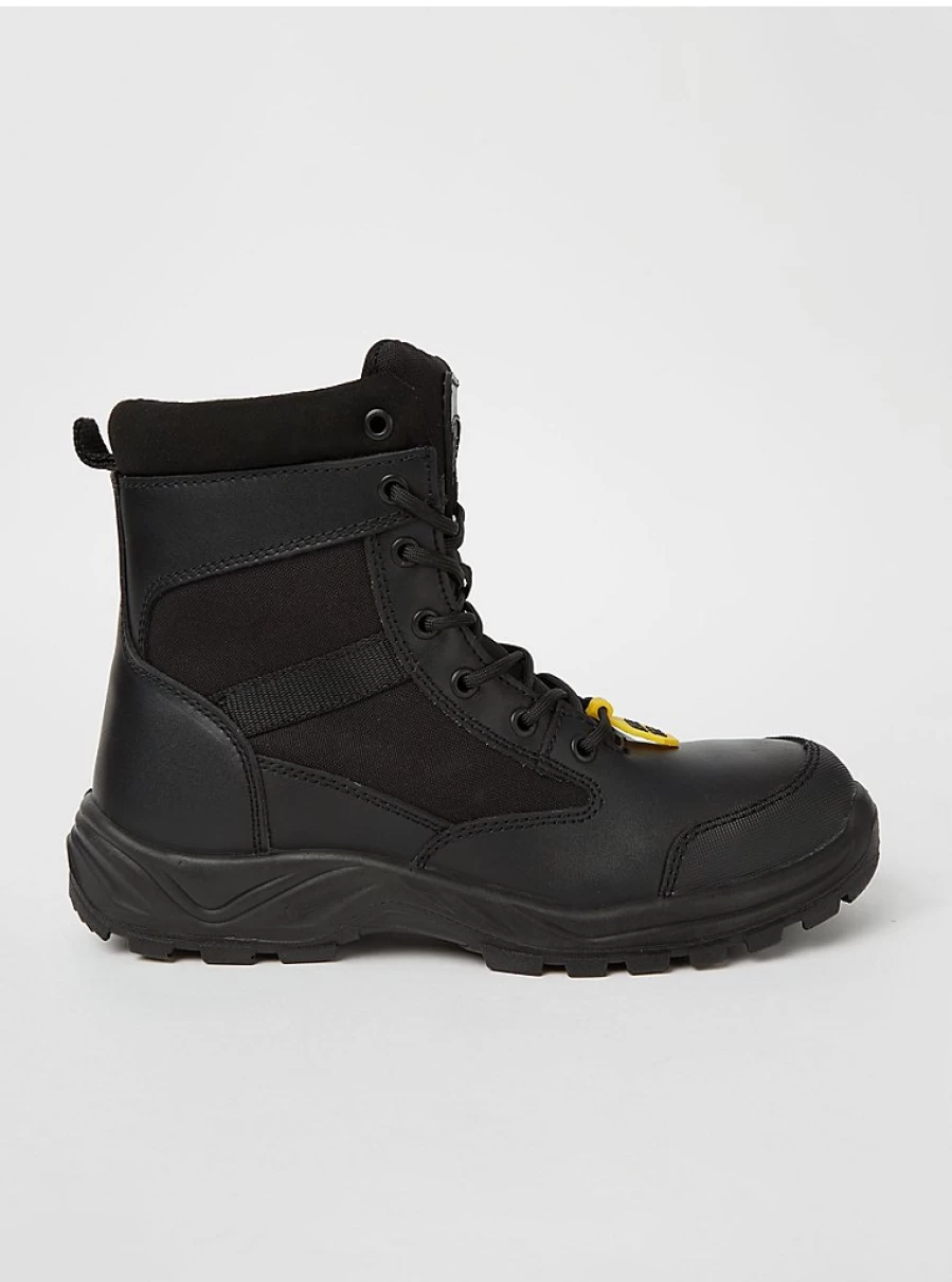 Men's Black Steel Toe Safety Work Boots by George at Asda | Durable & Protective Footwear