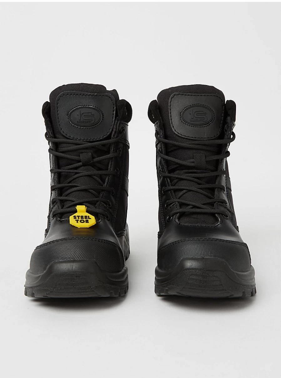 Men's Black Steel Toe Safety Work Boots by George at Asda | Durable & Protective Footwear
