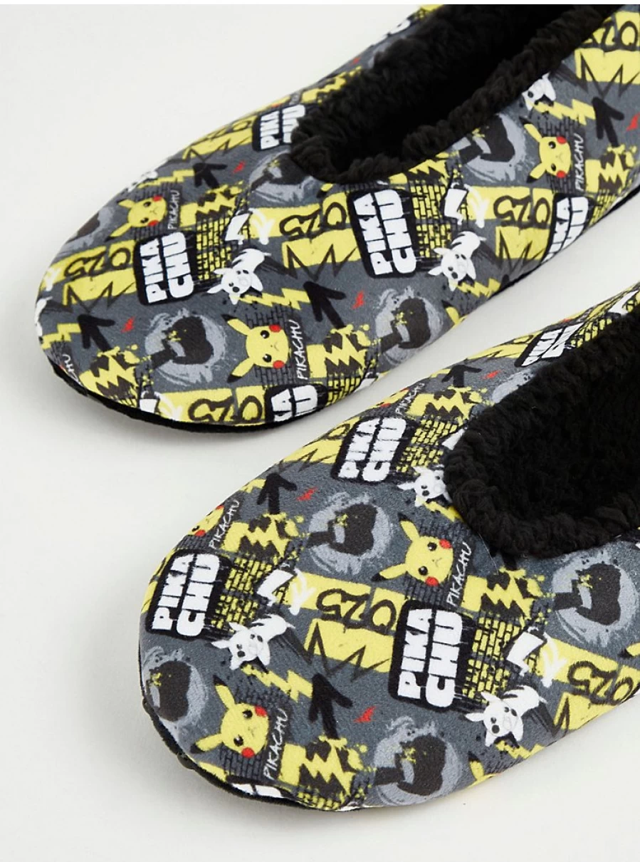 Men's Pokemon Pikachu Slipper Socks by George at Asda - Comfortable & Cute Design