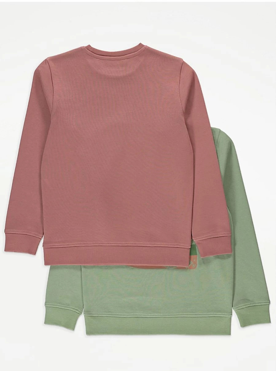 "George at Asda Boys' Scenic Graphic Sweatshirts 2-Pack | Kids' Casual Pullover Hoodies"