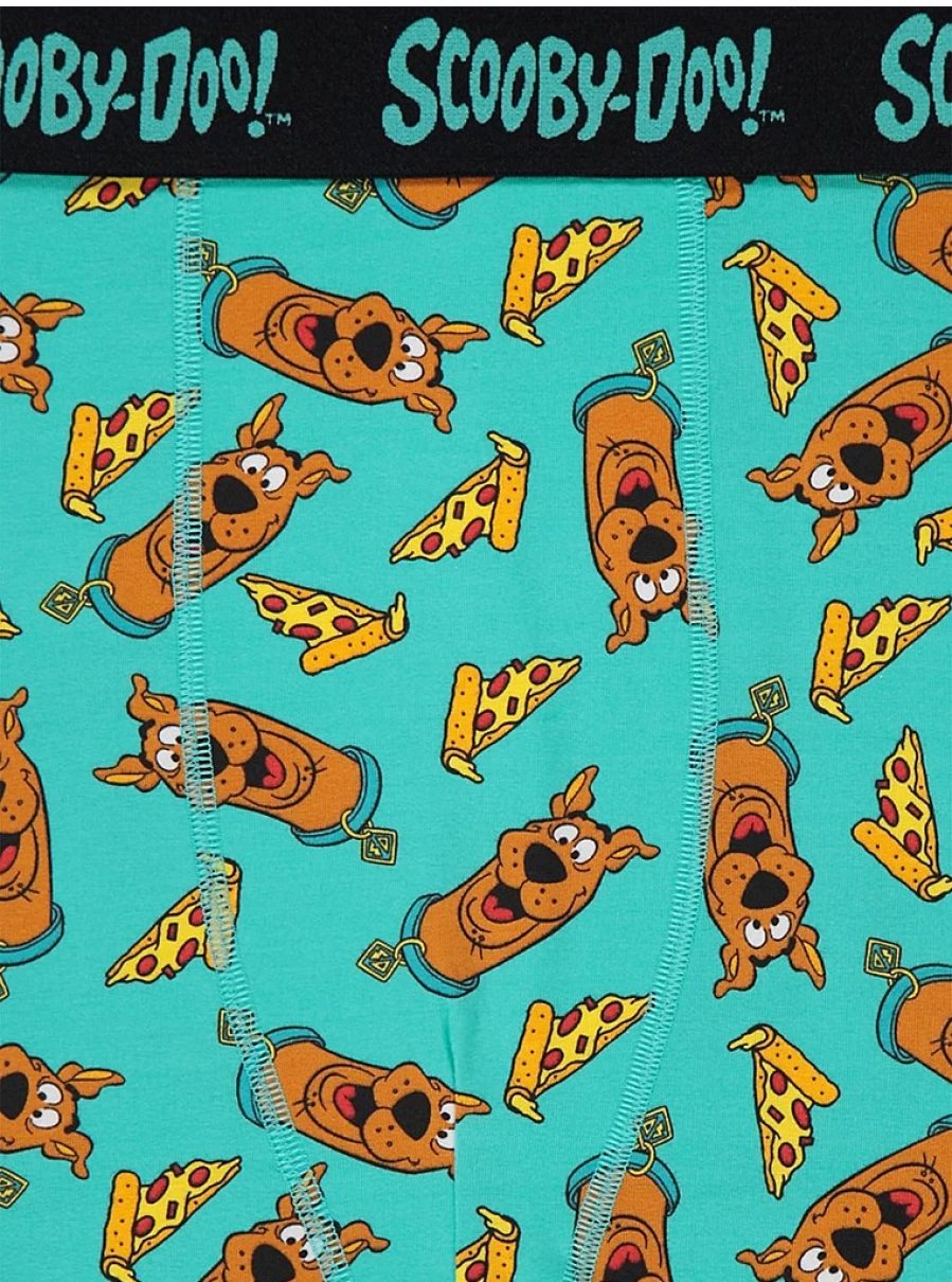 Men's Scooby-Doo Novelty Pizza Print Boxer Shorts 2-Pack - George at Asda Official