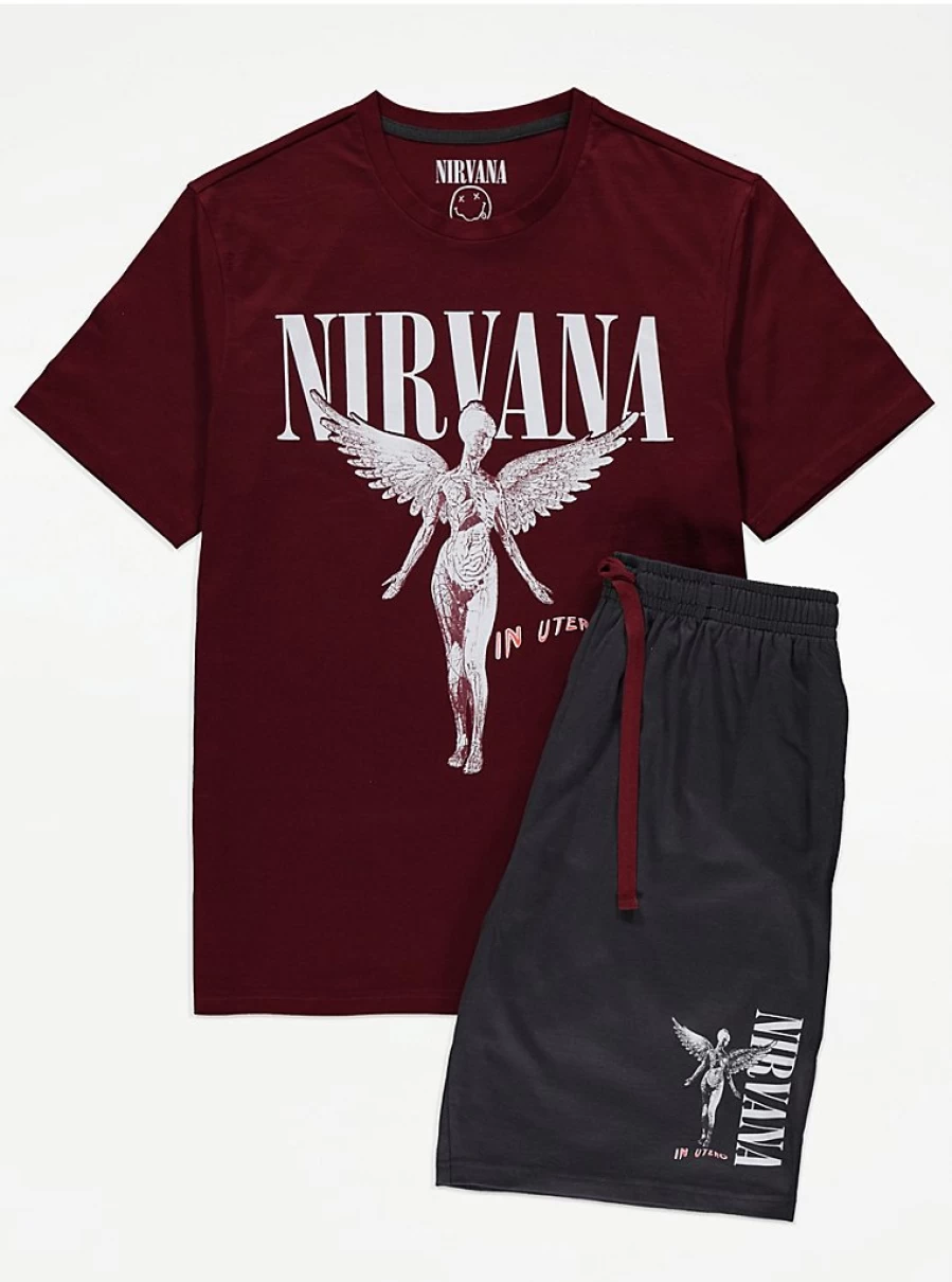 "George at Asda Men's Nirvana Burgundy Short Pyjamas – Comfort & Style Review"