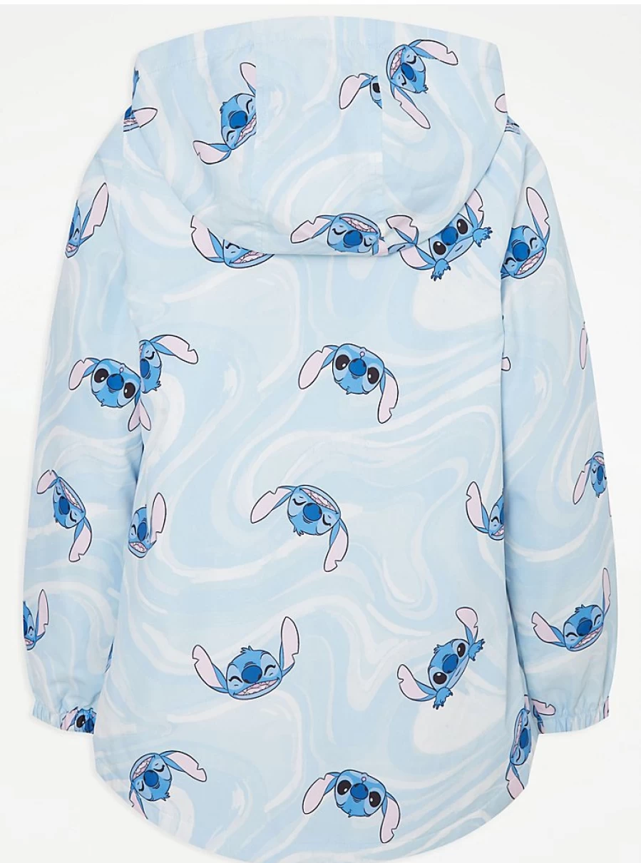 Disney Lilo & Stitch Blue Raincoat for Kids by George at Asda | Waterproof Mac Review