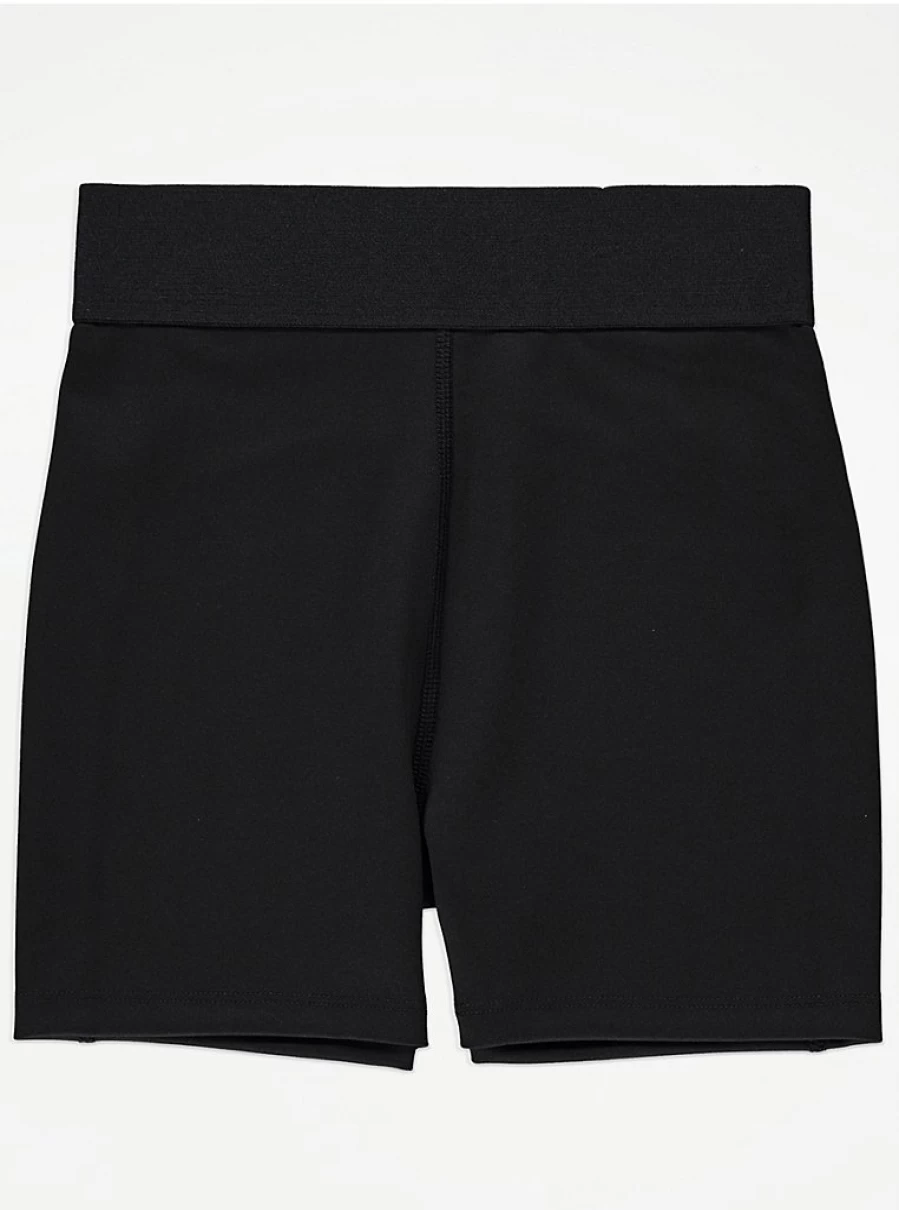 Girls' Black Sports Shorts by George at Asda | Comfortable & Stylish Activewear for Kids