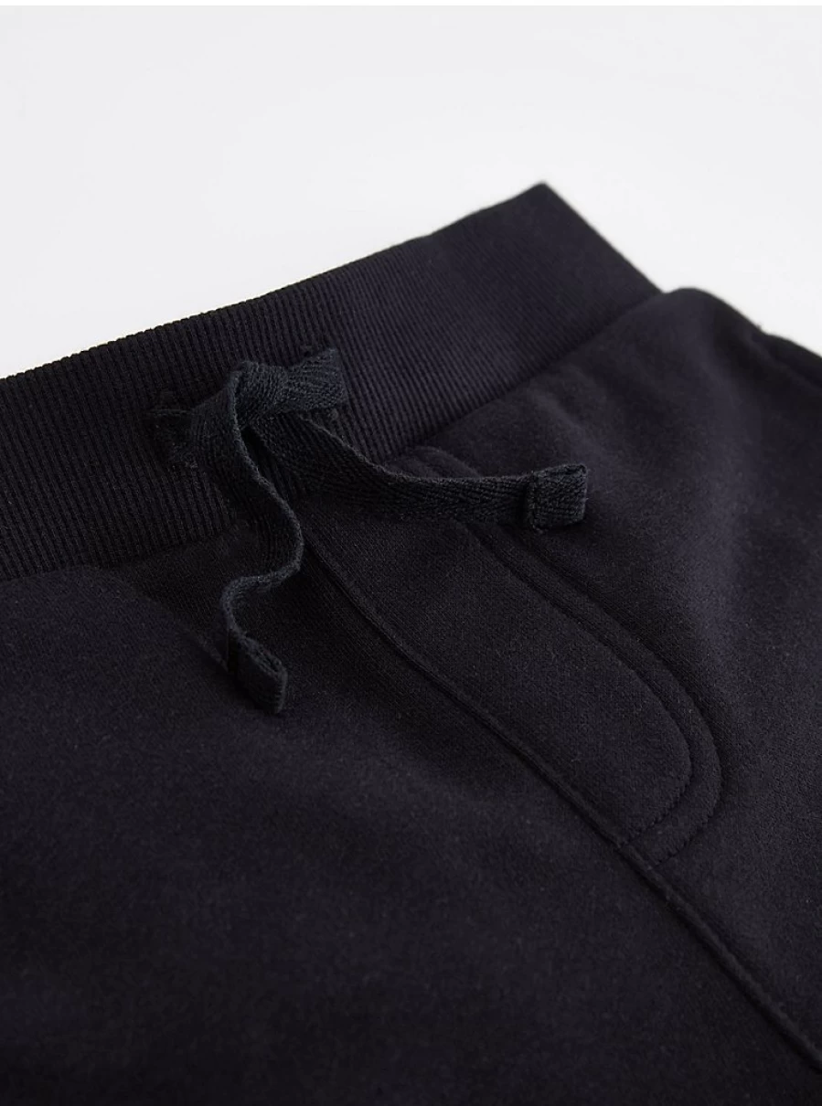 "George at Asda Black Slim Fit School Joggers 2-Pack | Comfortable Uniform Pants for Kids"