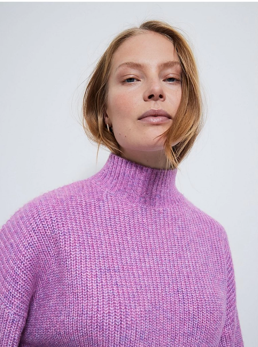 Lilac Batwing Sleeve Jumper for Women | George at Asda | Soft Knit Pullover
