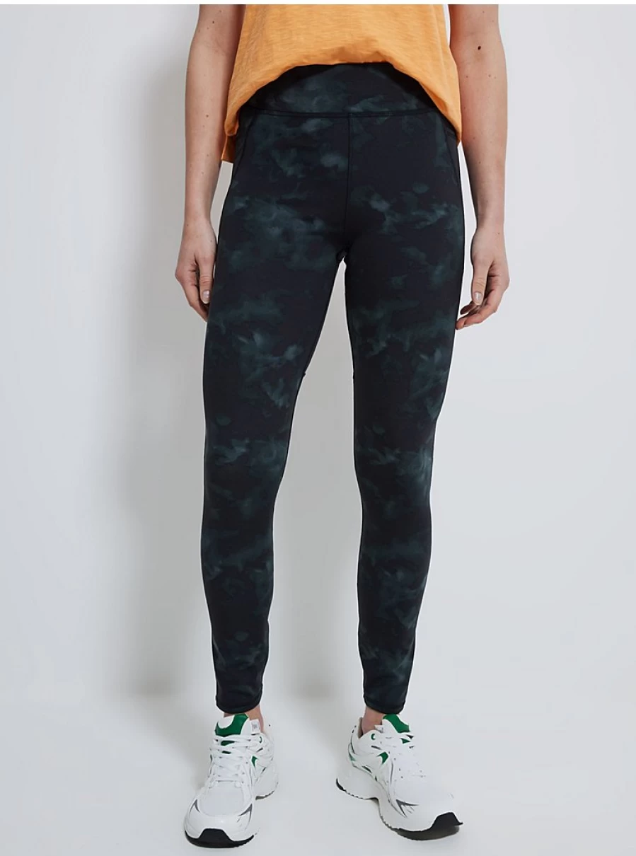 "George at Asda Women's Bottle Green Mottled Active Leggings – Comfort & Style Review"