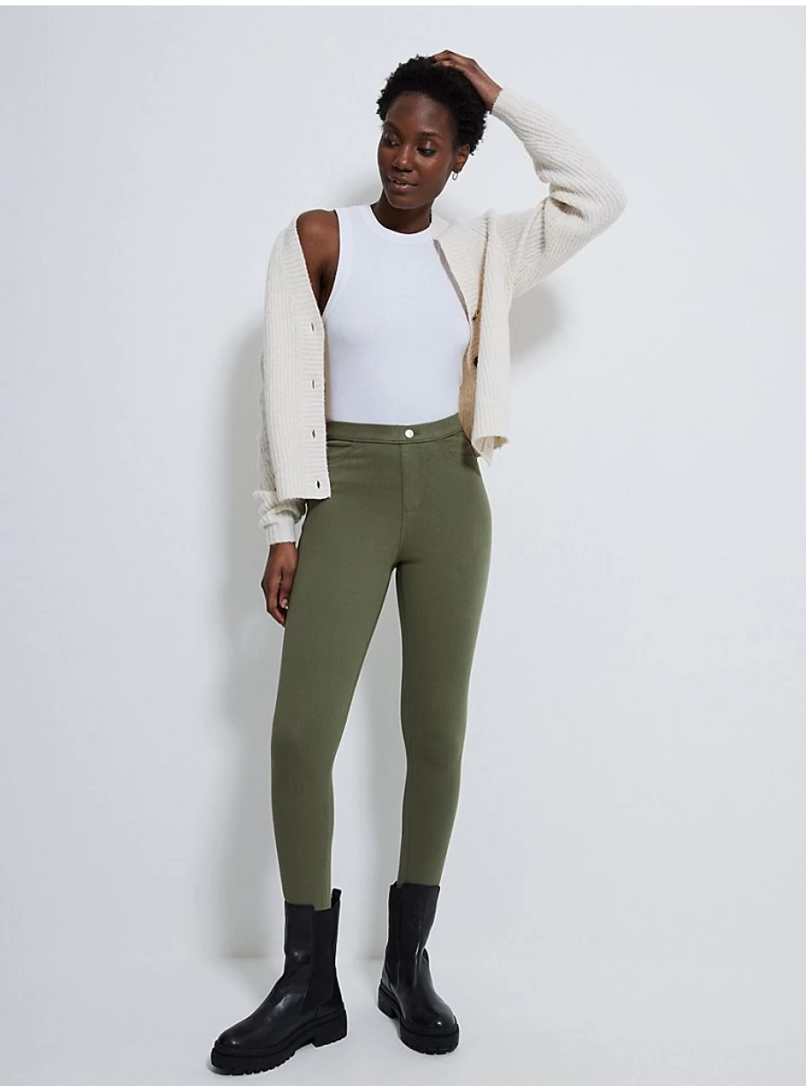 "George at Asda Women's Khaki Stretch Twill Trousers – Comfort Fit & Stylish Review"