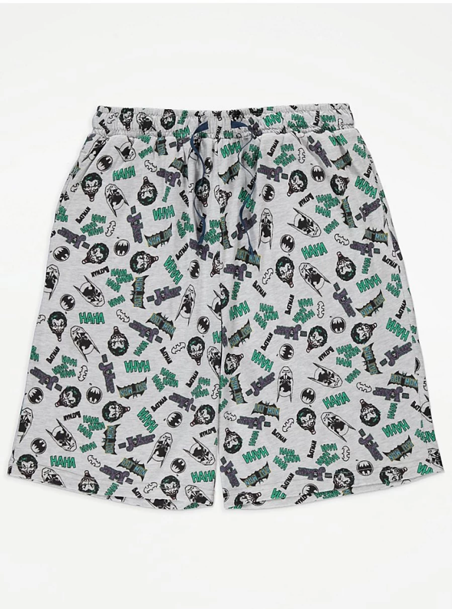 "George at Asda Men's Batman Lounge Shorts | DC Comics Comfort Pants"