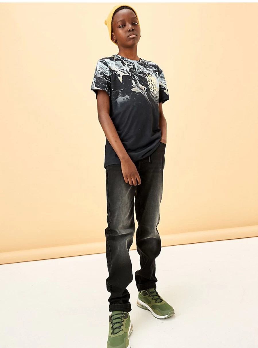 "George at Asda Boys' Black Wash Pull On Jeans – Comfortable and Stylish Kids' Jeans Review"