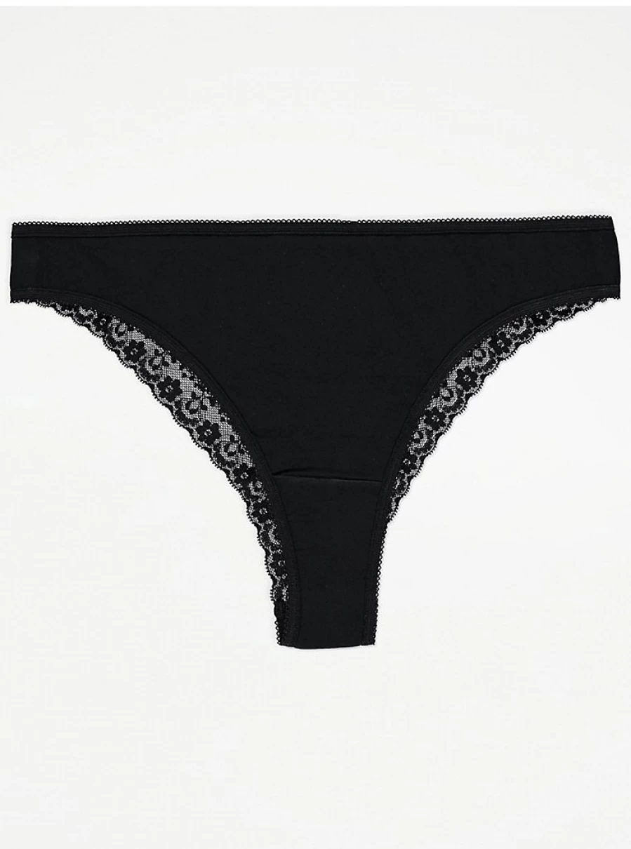 "George at Asda Brazilian Lace Knickers 5-Pack | Comfortable Lingerie Set for Women"