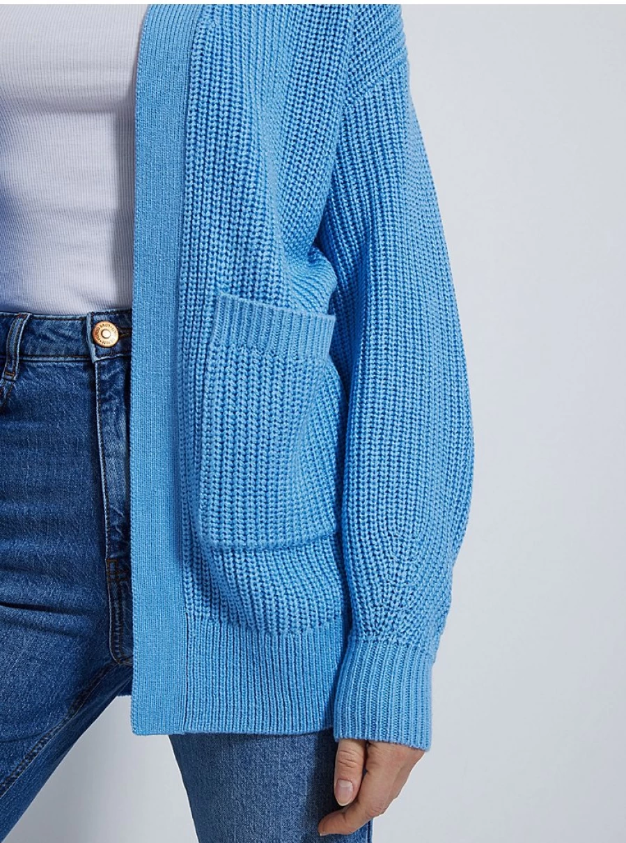 "George at Asda Women's Light Blue Chunky Knit Cardigan Review & Style Guide"