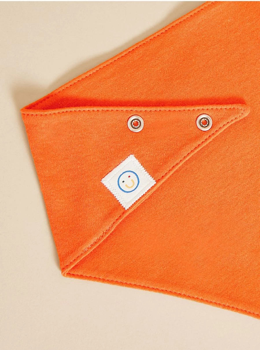 George at Asda Little Angels Bright Dribble Bibs 3 Pack - Soft Baby Bibs for Drool & Messy Feeding