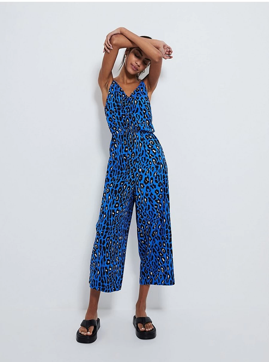 "George at Asda Women's Blue Leopard Print Sleeveless Jumpsuit – Reviews & Style Guide"
