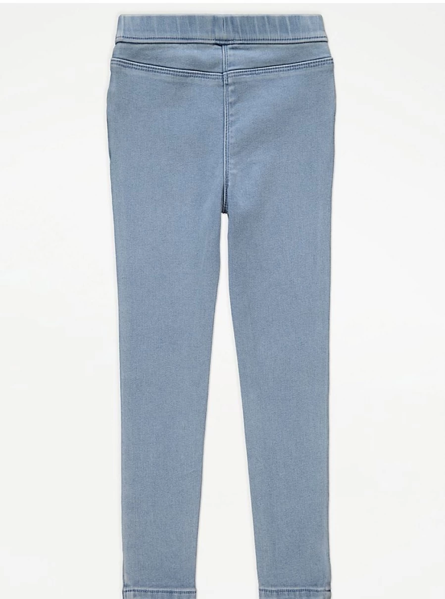 "George at Asda Kids' Blue Light Wash Jeggings Review: Comfort & Style"