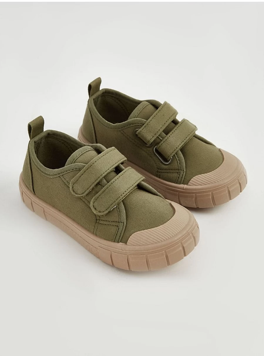 "George at Asda Boys' Khaki Double Strap Canvas Shoes – Reviews & Features"