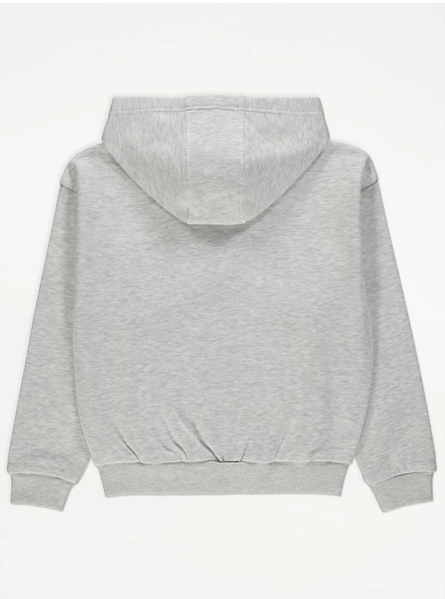 "George at Asda Kids Grey Plain Zip Up Hoodie Review | Comfort & Style"