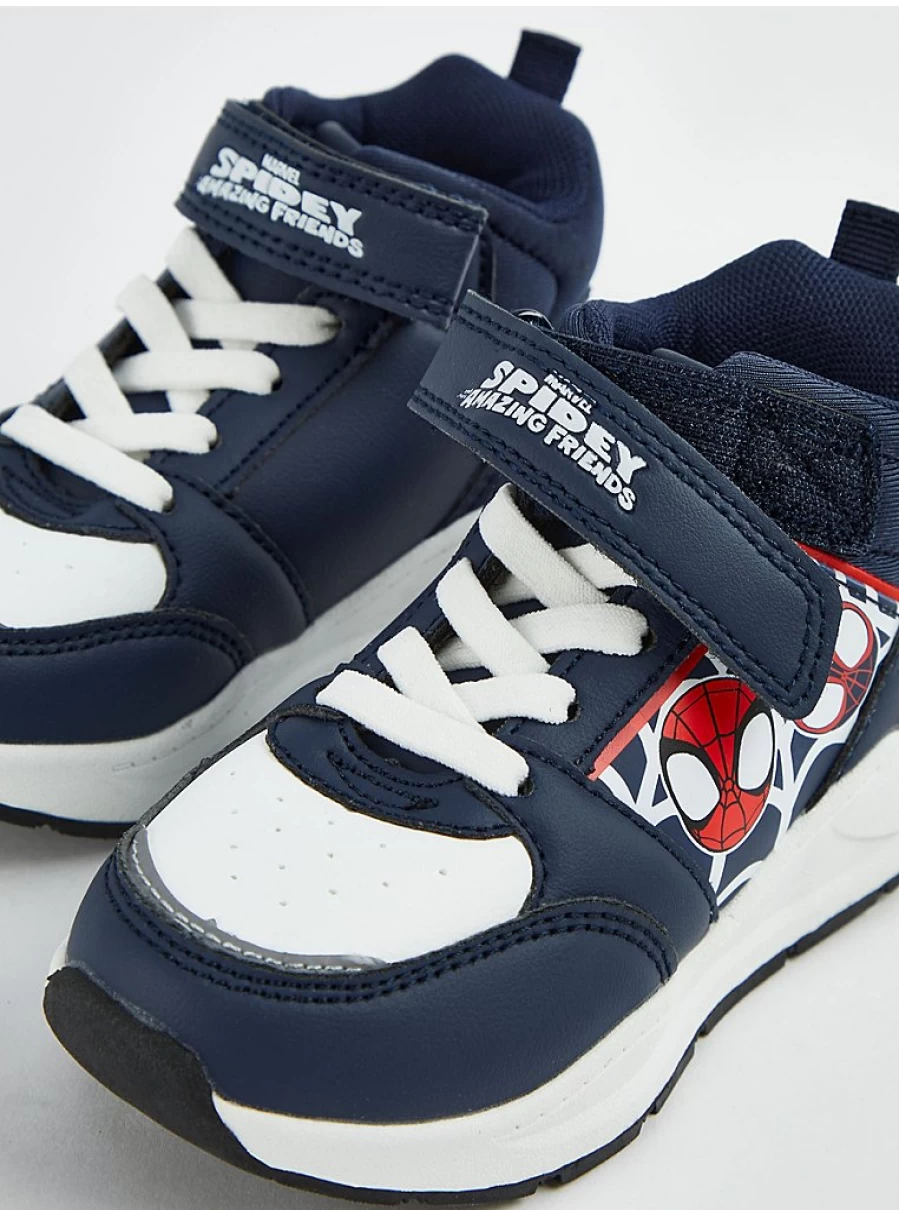 "Marvel Spidey and Friends Light-Up High-Top Sneakers for Boys | George at Asda Kids' Shoes"