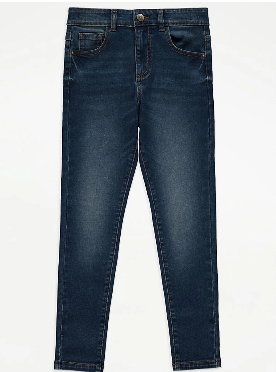 "George at Asda Boys Blue Mid Wash Super Skinny Fit Jeans Review"
