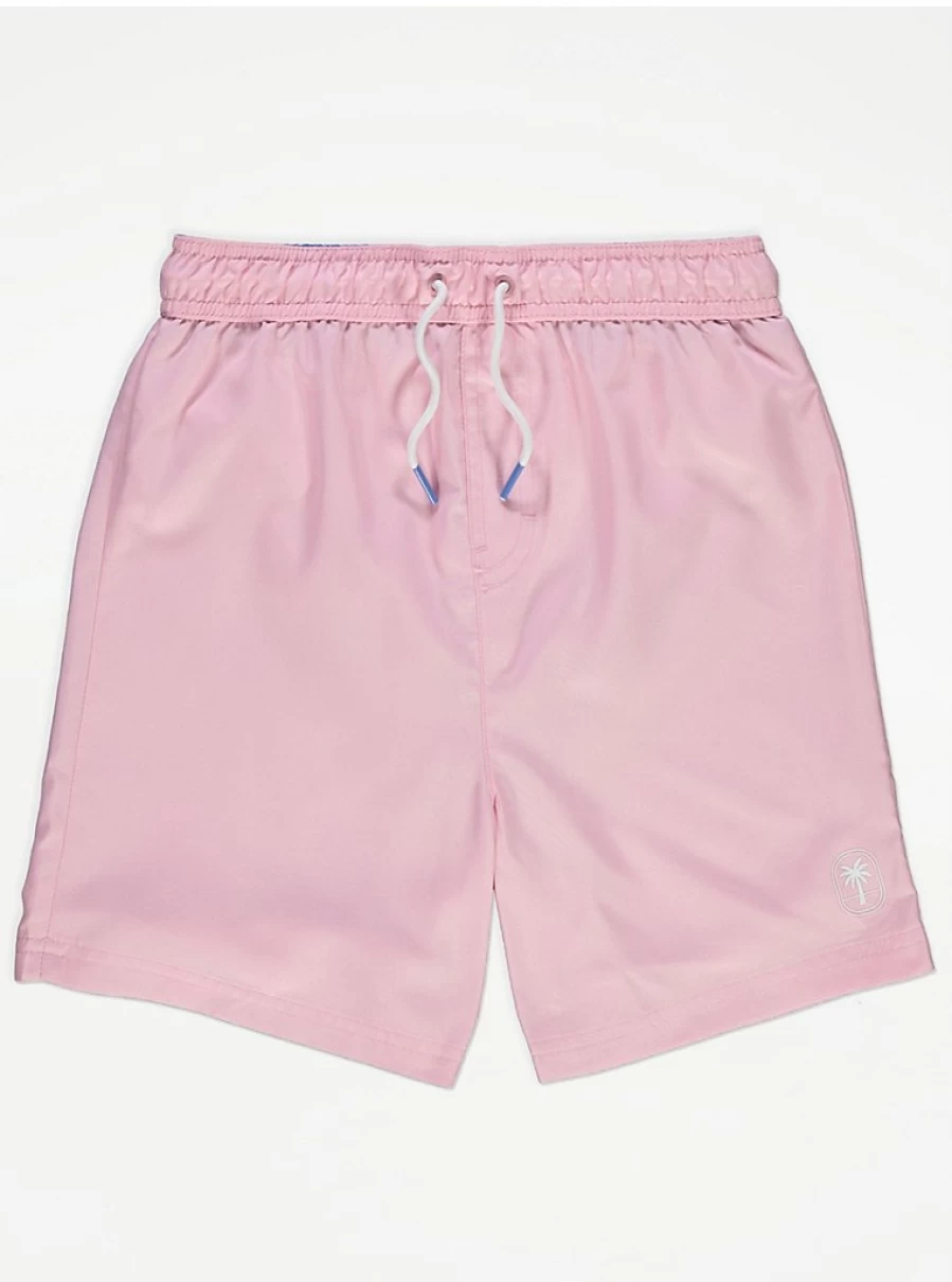 "George at Asda Boys Light Pink Swim Shorts – Kids' Comfort & Style"