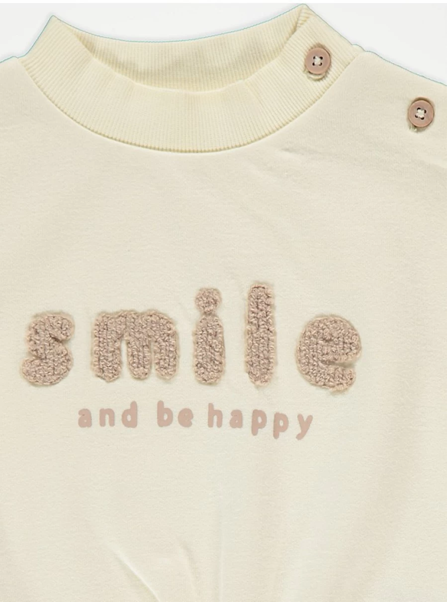"George at Asda Boys' Yellow 'Smile And Be Happy' Sweatshirt Review"