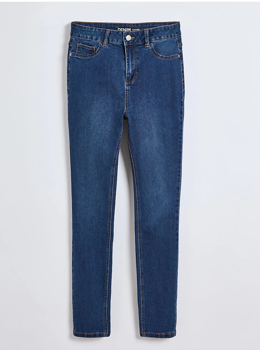 Women's High Waisted Skinny Jeans | George at Asda | Comfort Fit & Stylish Design