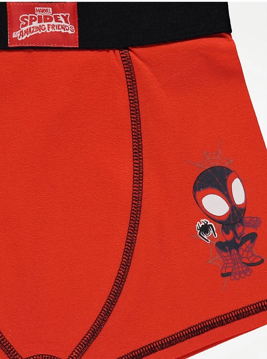 "George at Asda Marvel Spidey Amazing Friends Boys' Trunks 3-Pack | Kids' Superhero Underwear"