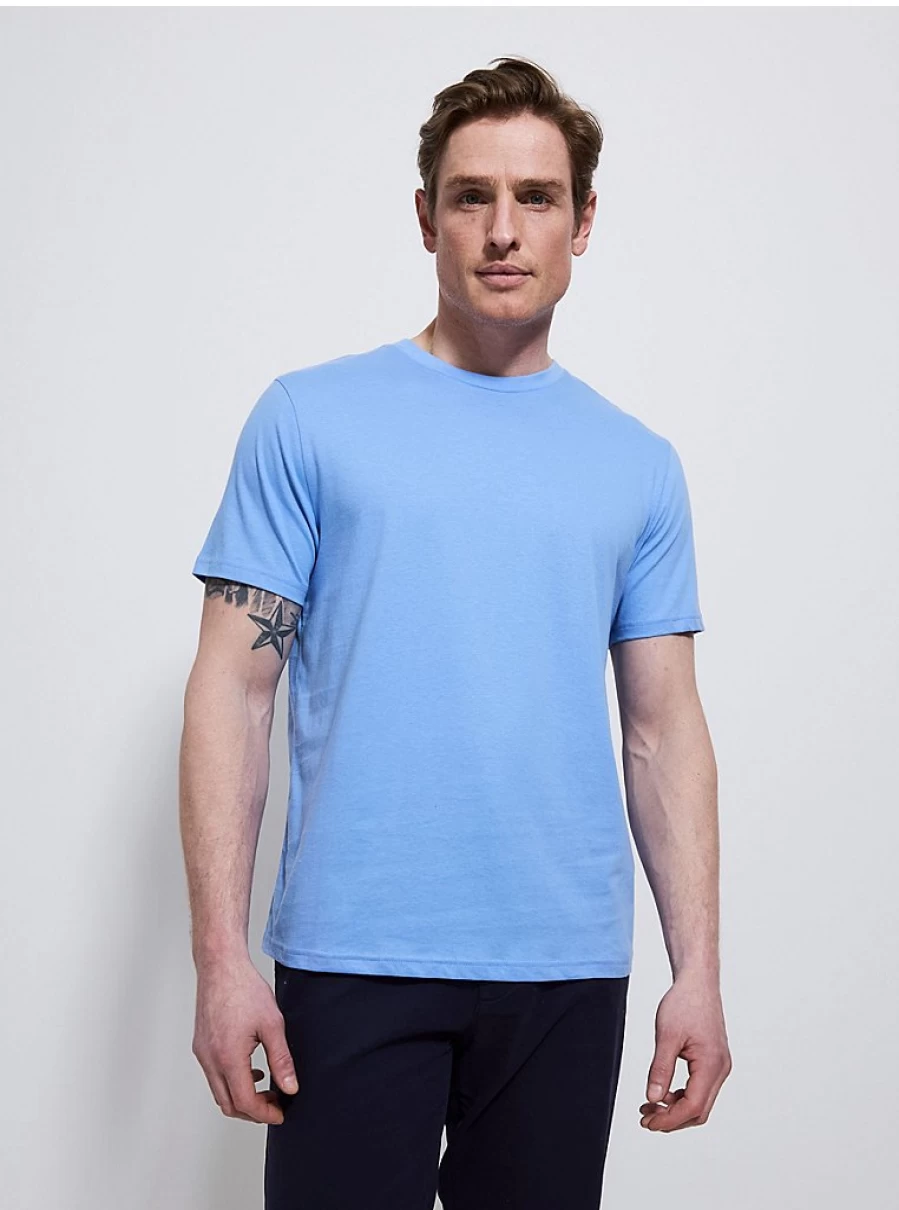 George at Asda Men's Blue Crew Neck T-Shirt - Comfort Fit Casual Wear Review