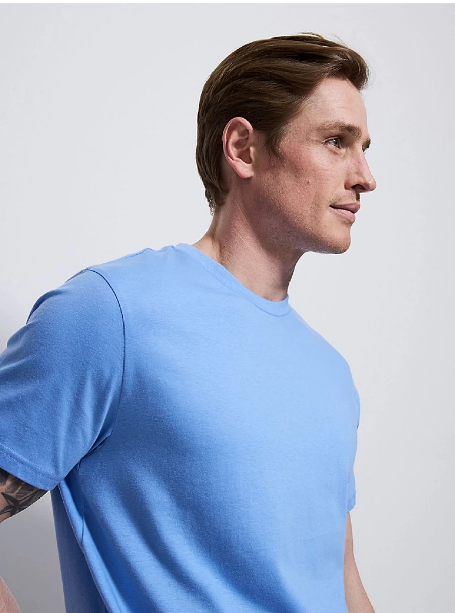 George at Asda Men's Blue Crew Neck T-Shirt - Comfort Fit Casual Wear Review