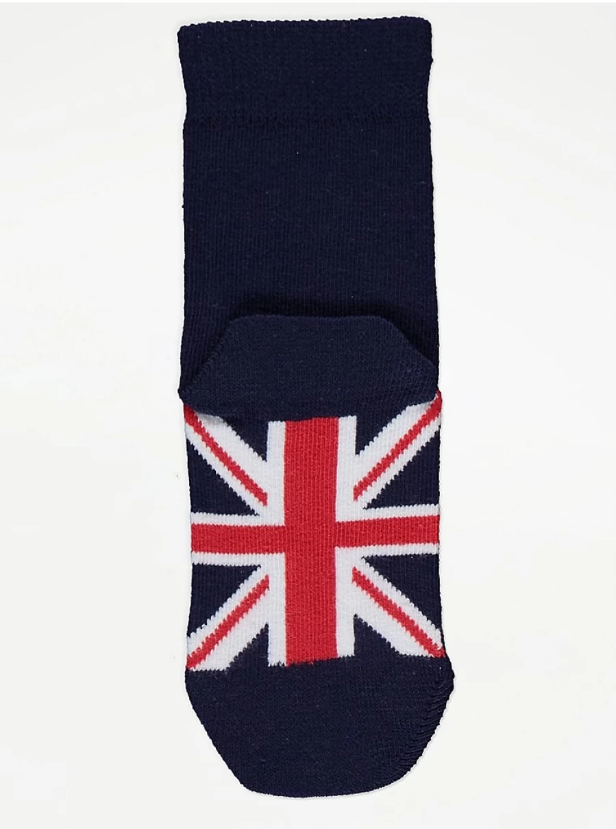 George at Asda Kids' London Design Ankle Socks 5-Pack | Comfortable & Stylish Children's Socks