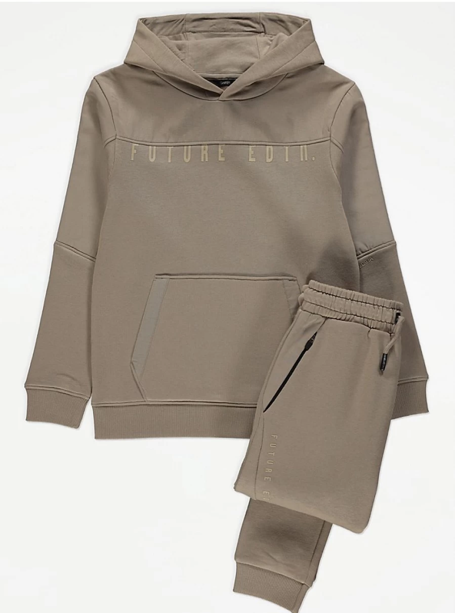 "George at Asda Boys Mocha Future Edition Hoodie and Joggers Set Reviews"