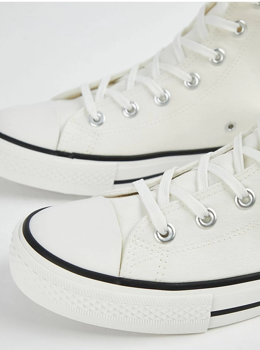 Women's White High-Top Sneakers | George at Asda | Comfort & Style