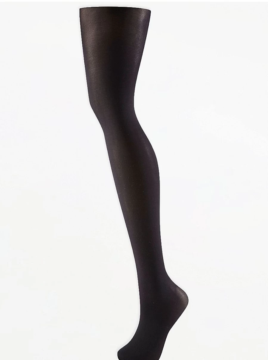 "George at Asda Black 80 Denier Firm Control Shaping Tights for Women – Comfortable & Slimming Lingerie"