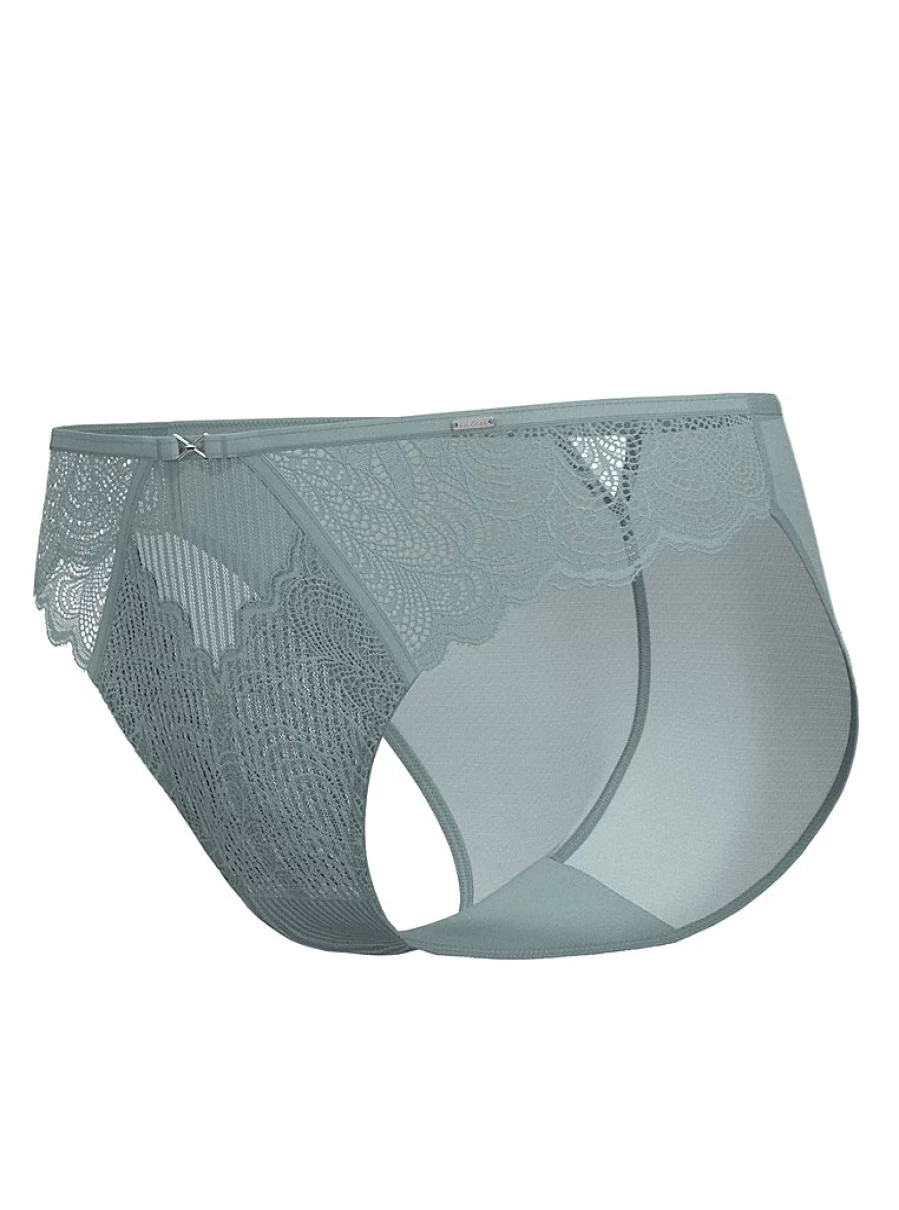 "Sage Green Scallop Lace High Leg Knickers | George at Asda Lingerie Review"