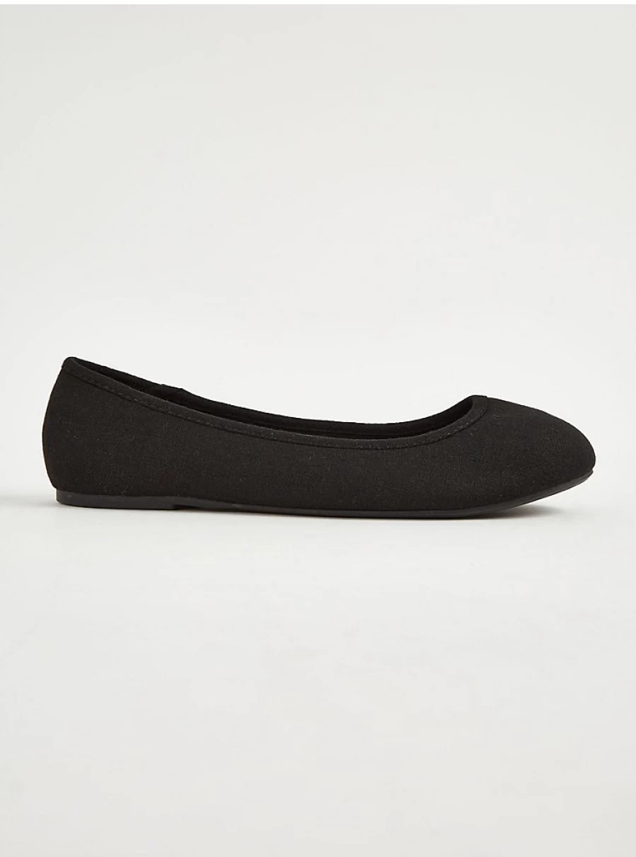 "George at Asda Women's Wide Fit Black Ballet Flats – Comfortable & Stylish Ballet Shoes Review"