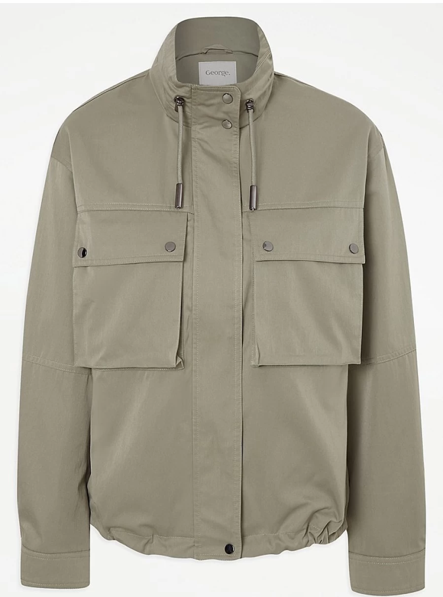 Women's Khaki Utility Short Coat - George at Asda Review & Style Guide