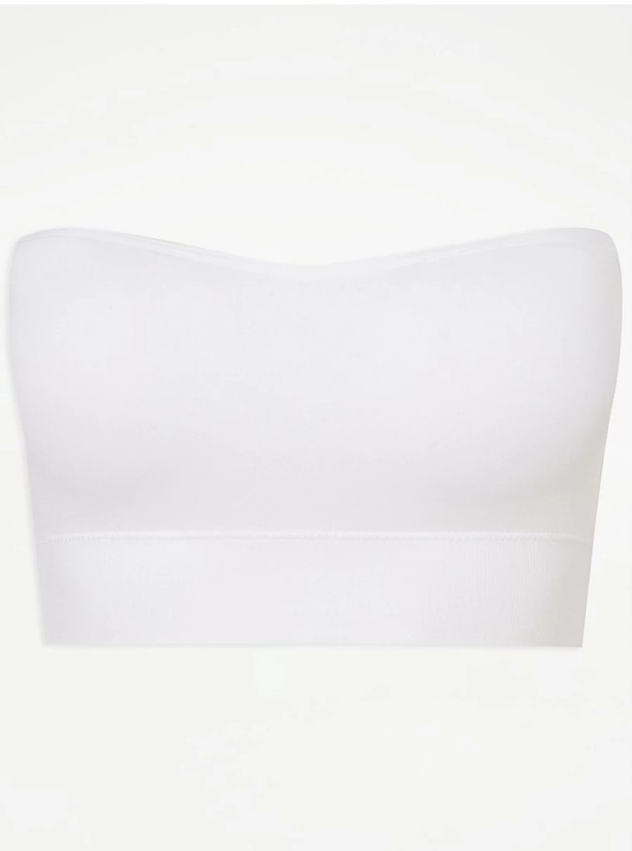 "George at Asda Women's White Bandeau Strapless Bra – Comfort & Fit Reviews"