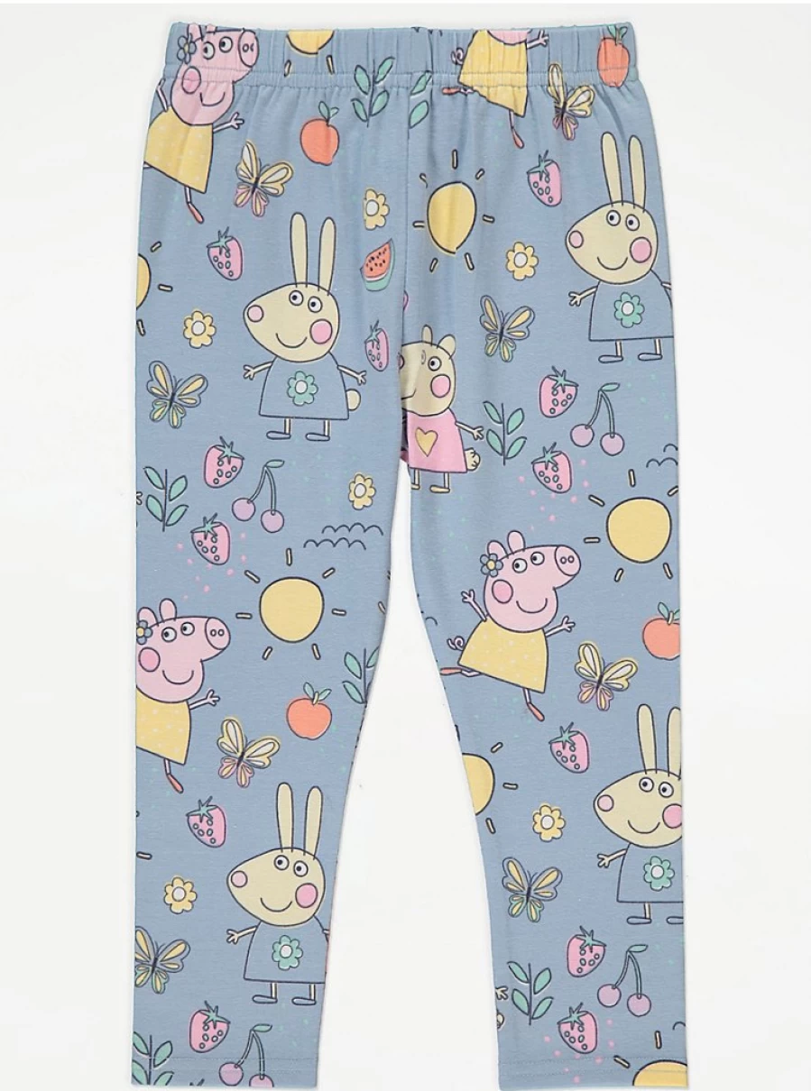 Peppa Pig Sunny Days Sweatshirt & Leggings Outfit for Girls | George at Asda | Comfortable Kids Playwear