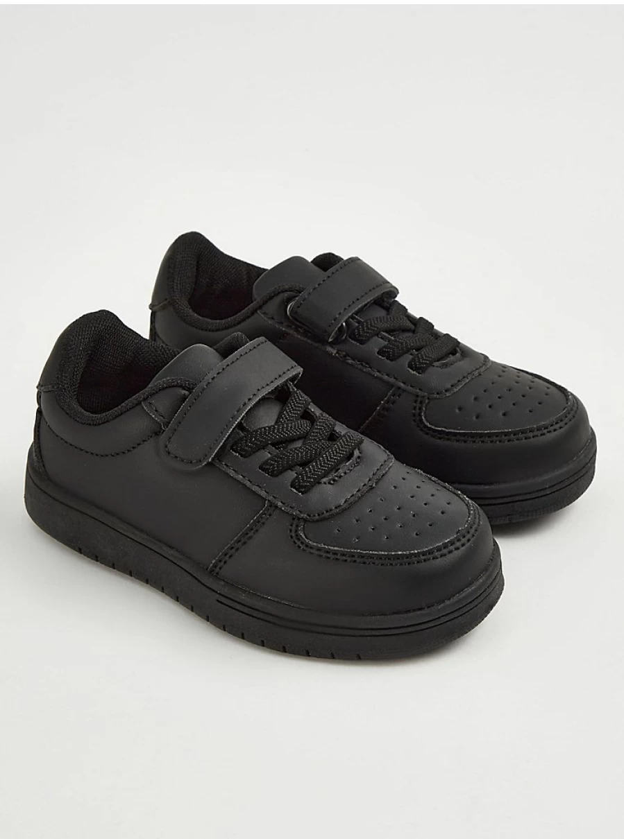 "George at Asda Boys' Black Single Strap Sport Cupsole Sneakers – Kids' Training Shoes Review"
